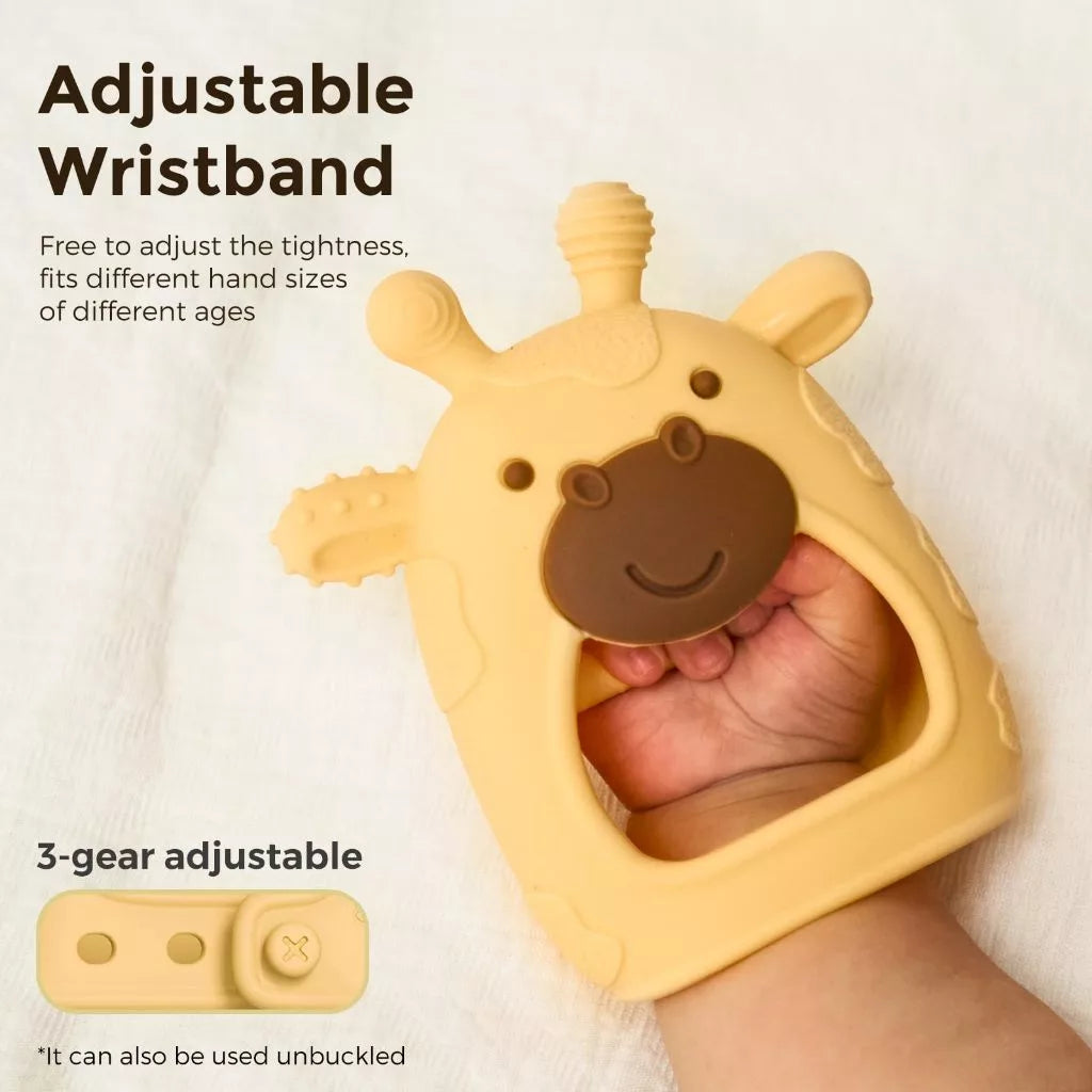Momcozy Baby Teether Toys | Food Grade Silicone Teething Relief 0-6 Months